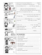 English Worksheet: Cardinal and Ordinal Numbers