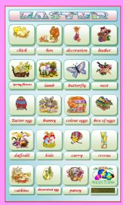 English Worksheet: Easter