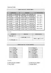 English worksheet: Verb To Have Got  - Present Simple - Grammar Study