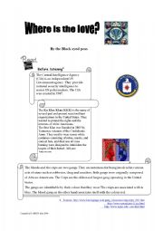 English Worksheet: Where is the love - song