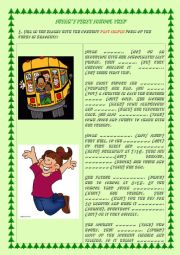 English Worksheet: spot on 6 unit 12