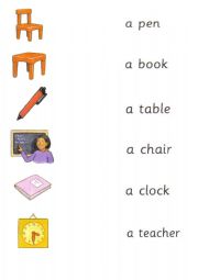 English Worksheet: Happy House 2 school objects