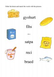 English worksheet: Happy House 2 food