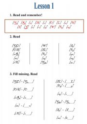 Transcription - Lesson 1 - Vowels