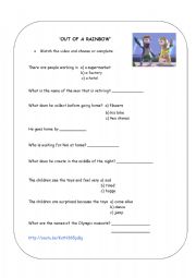 English Worksheet: London 2012 mascots