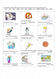 English Worksheet: Verbs followed by gerund and to-infinitive