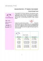 English worksheet: TEST 2ND GRADE OF SECONDARY