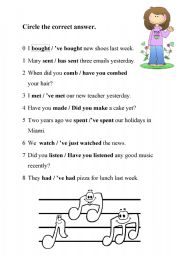 Past tense and Perfect Tense