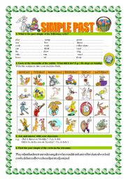 English Worksheet: PAST SIMPLE - EASTER