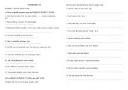 English Worksheet: present perfect tense