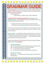 English Worksheet: GRAMMAR GUIDE - LINKERS