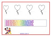 English Worksheet: COLORS 