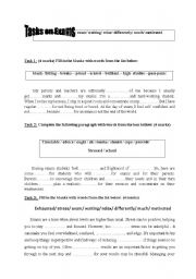 English Worksheet: worksheet