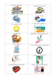 English Worksheet: IF-clauses communicative activity