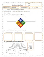 English Worksheet: diagnostic test.