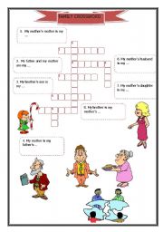 English Worksheet: family tree