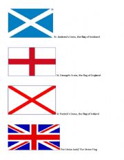 English Worksheet: The making of the Union Jack