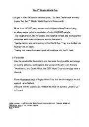 English worksheet: All blacks