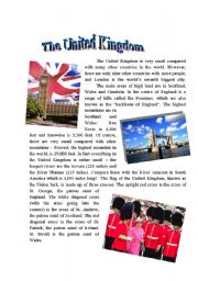 English Worksheet: The Unined Kingdom