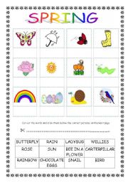 English Worksheet: SPRING