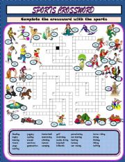 Sports crossword 