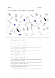 English worksheet: Classroom objects