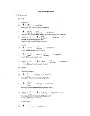 English Worksheet: Past, Present and Future