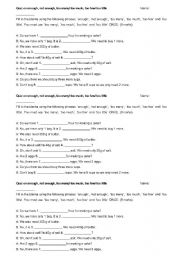 commenting on amounts