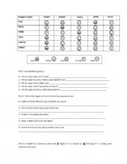 English Worksheet: Like, Love, Prefer, Hate, Dislike