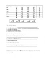 English Worksheet: Like, Love, Prefer, Hate, Dislike