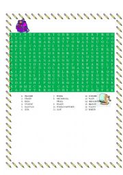 English Worksheet: In the  school
