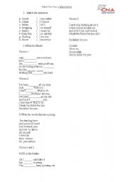 English Worksheet: Song activitie - Fallin for you Colbie Caillat