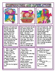 English Worksheet: COMPARATIVES AND SUPERLATIVES