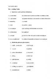 English Worksheet: My Portfolio 