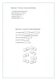 English Worksheet: Limerick