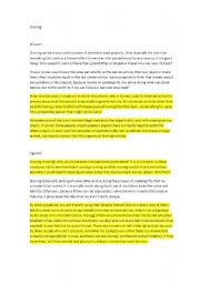 English Worksheet: Cloning