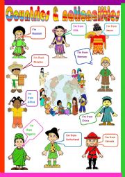 English Worksheet: Countries and nationalities