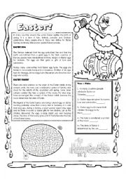 English Worksheet: Easter