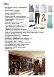 English Worksheet: fashion