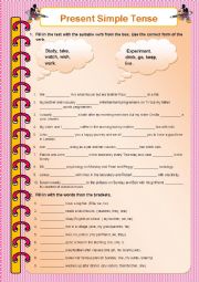 English Worksheet: Present Simple Tense