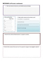 English Worksheet: Present continuous