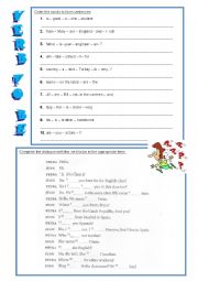 English Worksheet: Verb to be revision