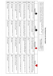 English Worksheet: Future conversation cards