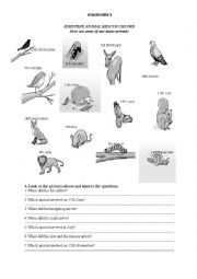 English Worksheet: Reading the Dates