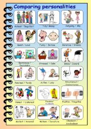 English Worksheet: Im taller than you but you are funnier than me.