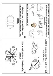 English Worksheet: the very hungry caterpillar part 2   (2/2)