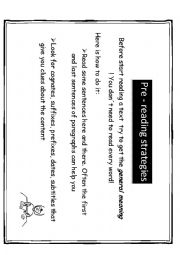 English Worksheet: Reading Poster No 1