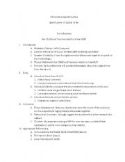 English worksheet: moderator