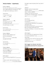 English Worksheet: Miracle Worker - Superheavy