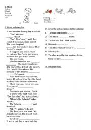 English worksheet: Messages 2 Story - Wild flowers. Chapter 1. Extra activities